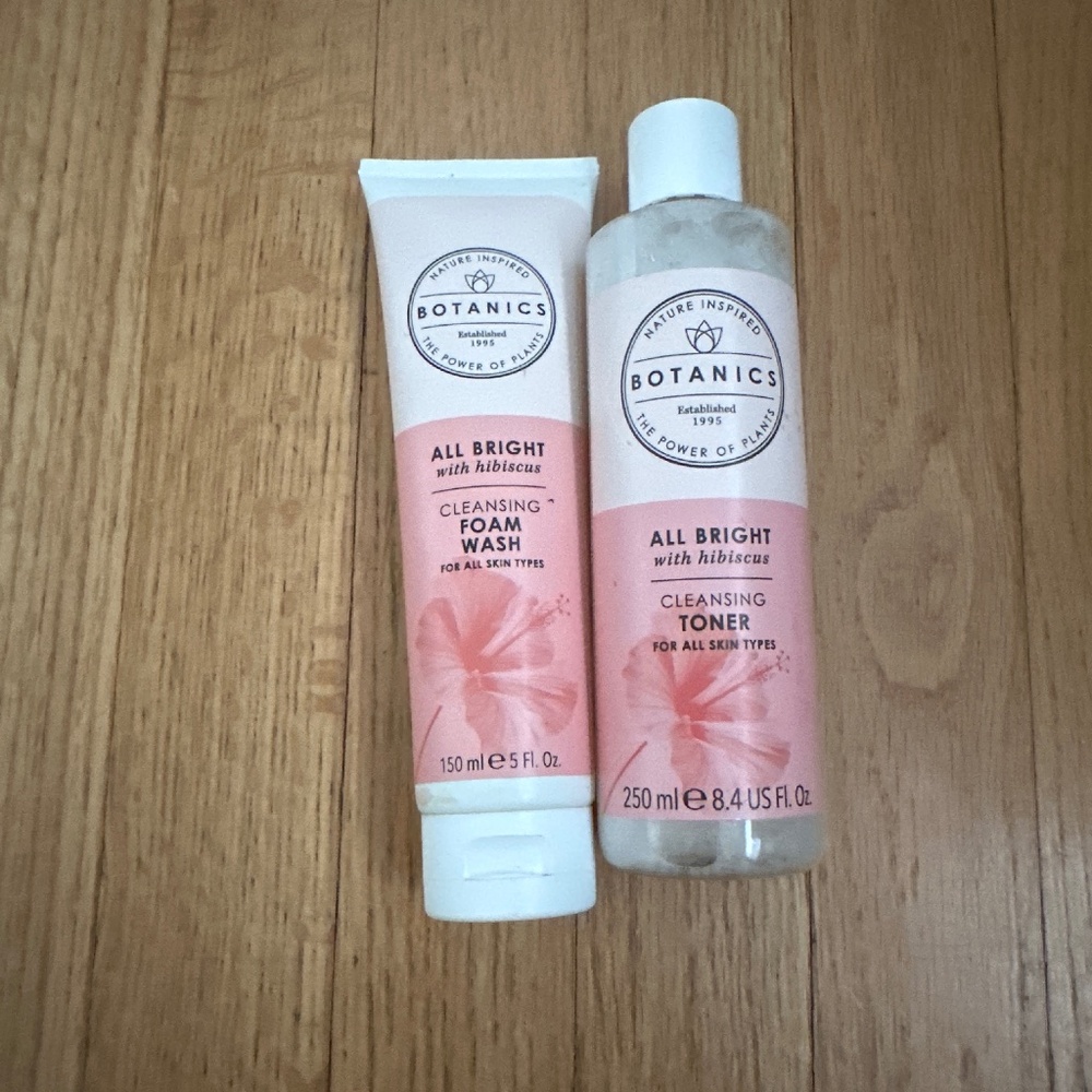 A face wash and toner